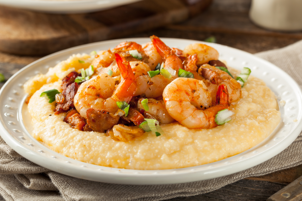 Cheap healthy meals for dinner with shrimp can be light, but full of healthy protein. 