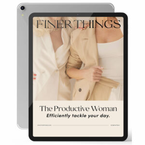 The Productive Woman Tablet Mockup