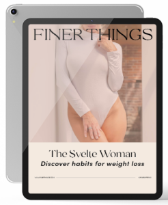 The Svelte Woman's cover shown on an iPad.