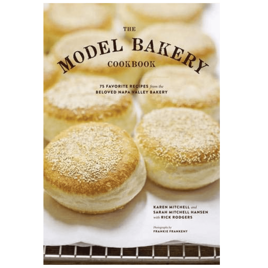 The cover of "The Model Bakery Cookbook" by Karen Mitchell.