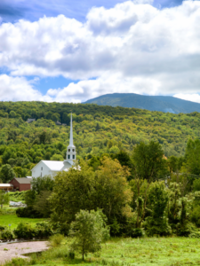 Landscape in Stowe Vermont