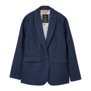 A blue wool blazer (and one of our picks for best equestrian fashion)