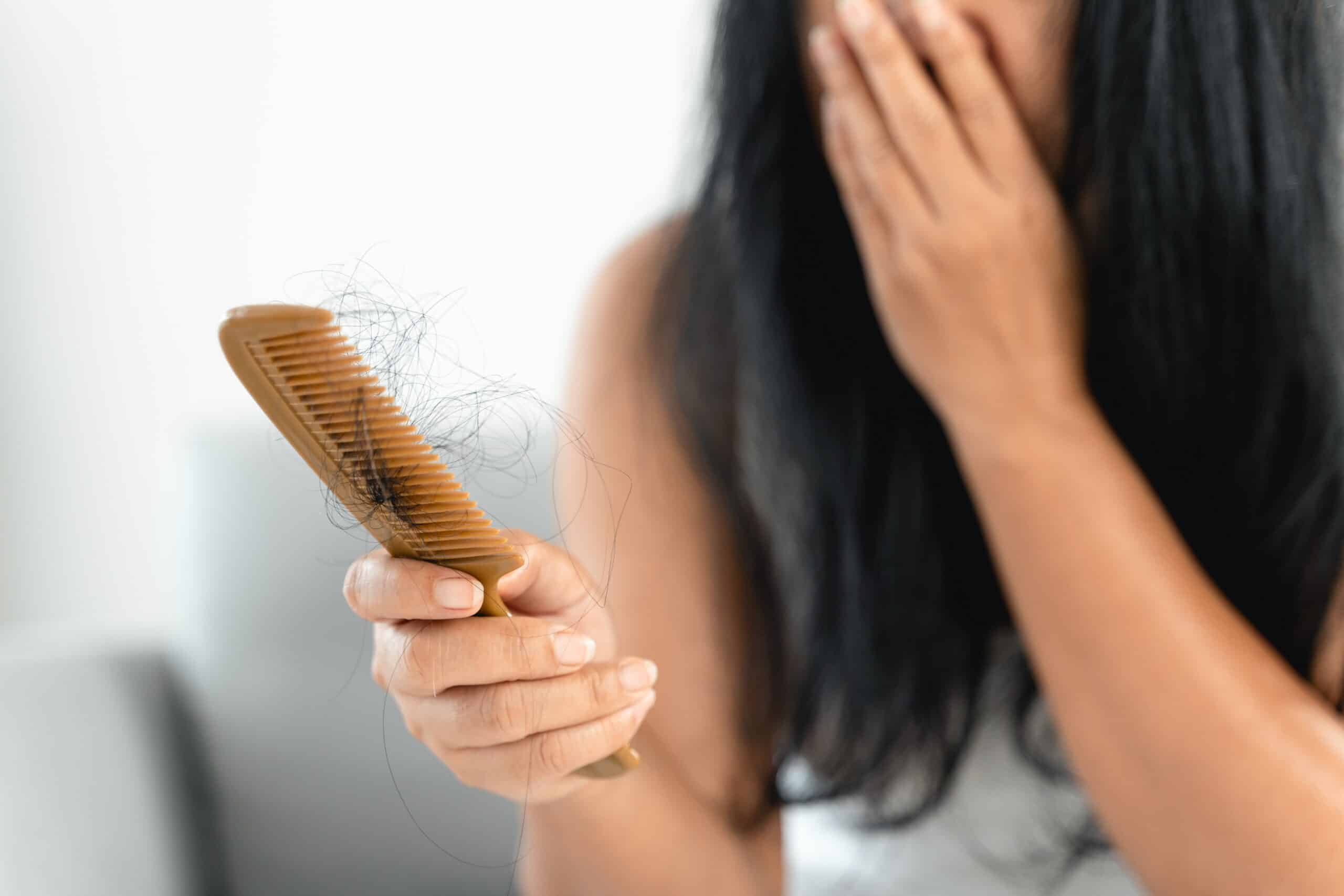 Menopausal hair loss is no fun.