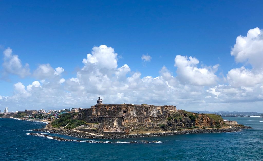 San Juan island on a sunny day.