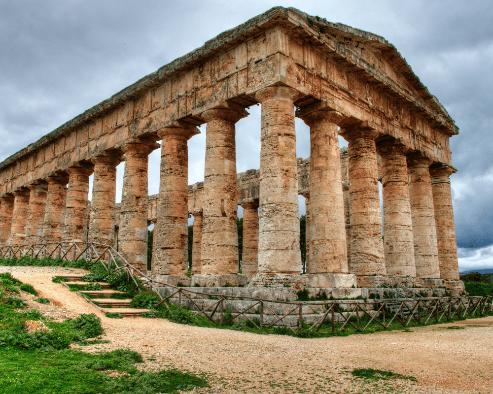Segesta temples in Sicily.