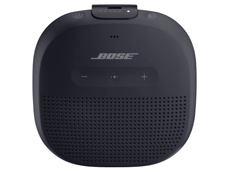 Our first pick for Father's Day gift is Bose SoundLink Micro, a portable black speaker. 