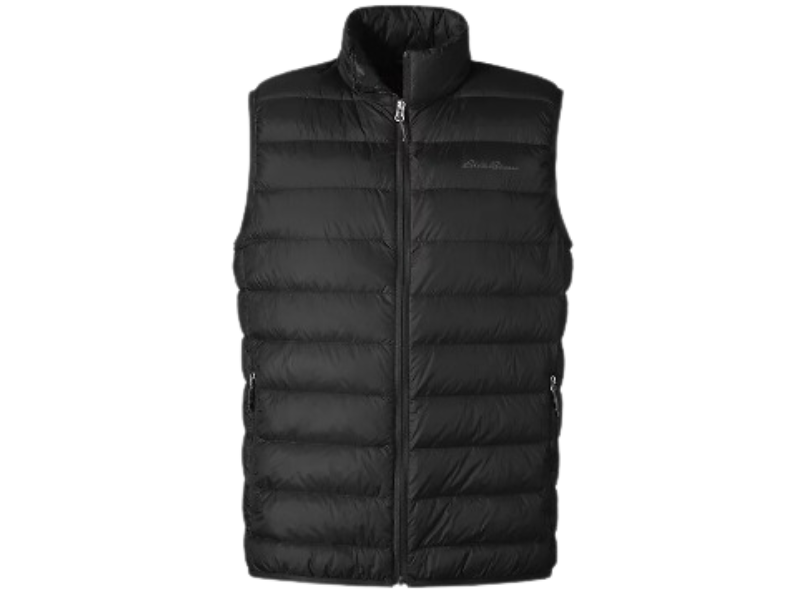 A lightweight, Down vest from Eddie Bauer that's a perfect Father's Day gift. 