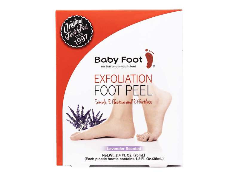 Baby Foot exfoliating foot peel is an intensely effective foot exfoliator. 
