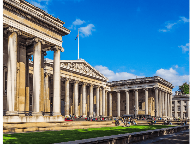 You can't miss the global history at the British Museum. 