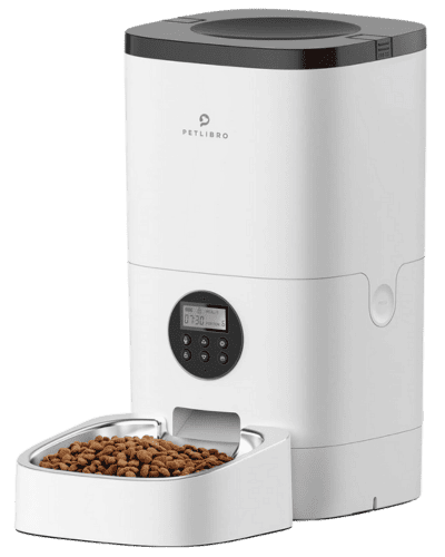 The PetLibro automatic cat and dog feeder that's on sale for early October sales. 