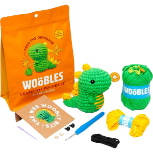 One of our stocking stuffer ideas is Woobles crochet kit. 