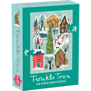 A small puzzle is one of our stocking stuffer ideas for a couple to do together after opening. 