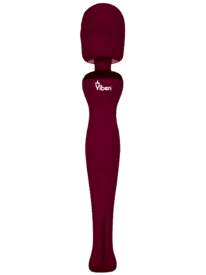 Viben's large vibrator wand is gentler on hands than other powerful wands. 