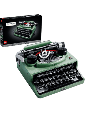 This vintage-style typewriter Lego set is like an objet d'art and activity in one. 