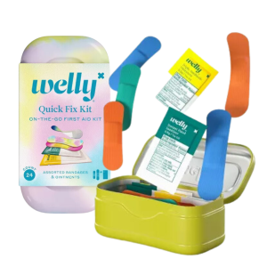 A first aid kit is an essential for a frequent traveler, and Welly's attractive packaging makes it an even better gift. 