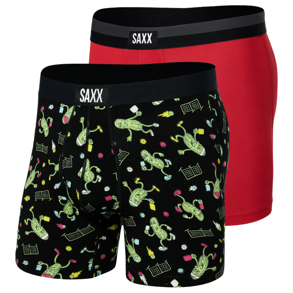 Saxx creates boxer briefs for men in soft, comfortable fabrics. 