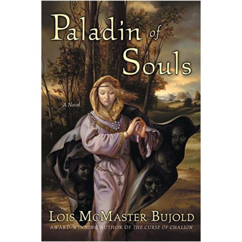 A classic fantasy novel featuring a female lead: Paladin of Souls. 