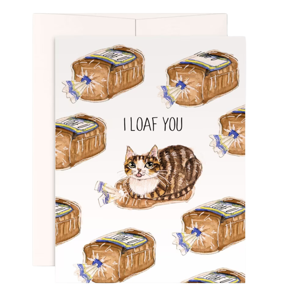 If your cat is the center of your relationship, your Valentine's card should reference your cat. 